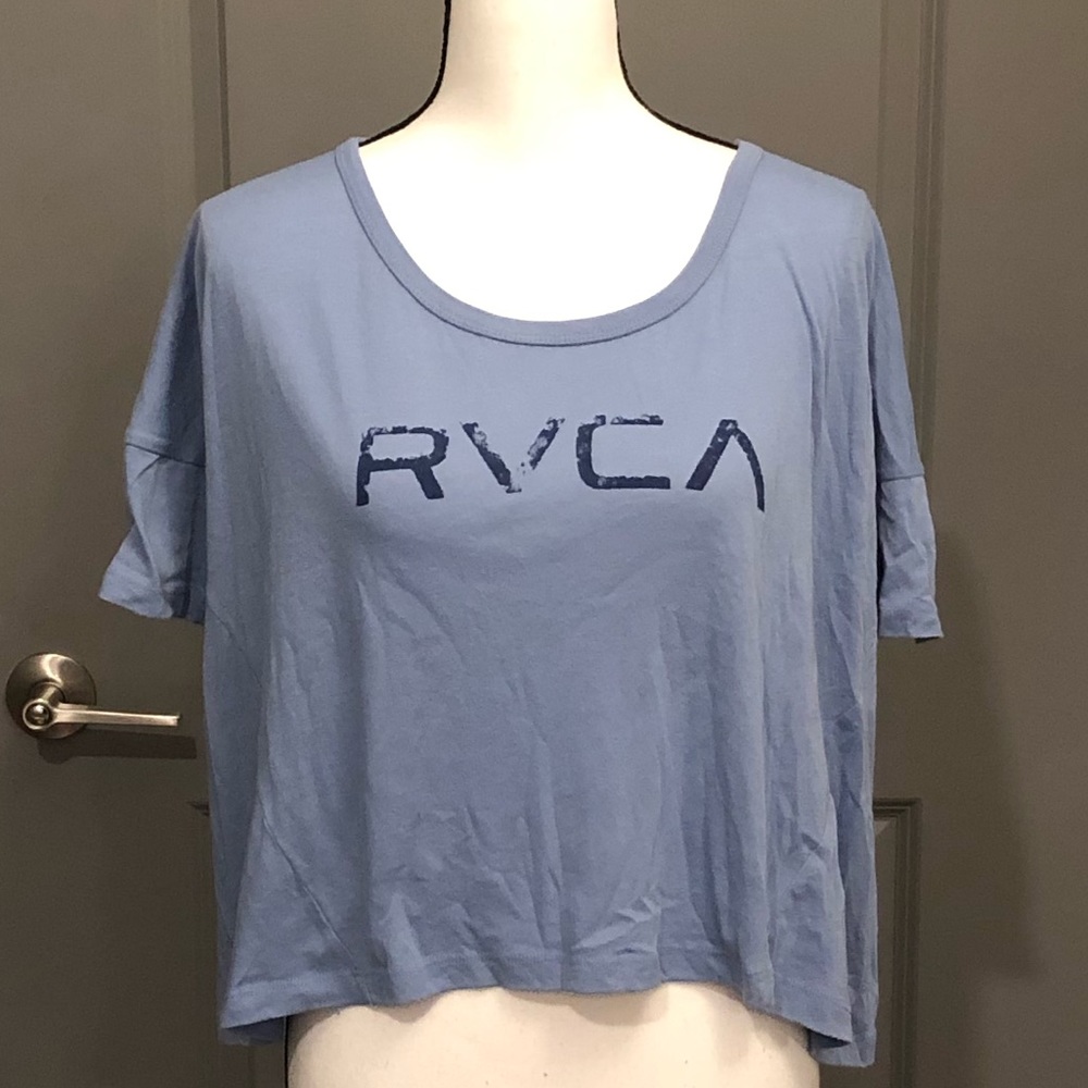 Ladies RVCA Cropped Tee - Picture 2 of 3